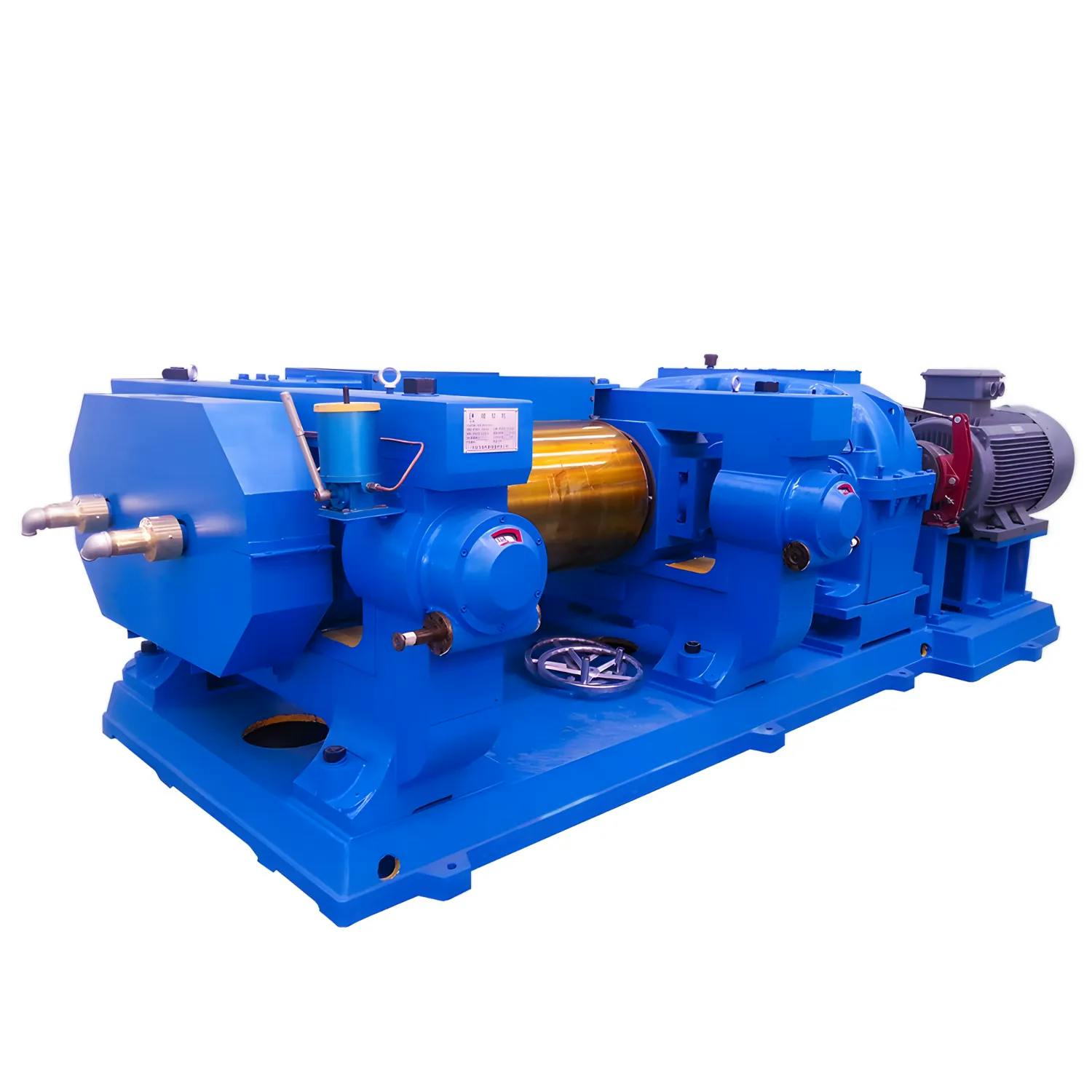 Double Roller Rubber Grinder for fine milling of rubber chips