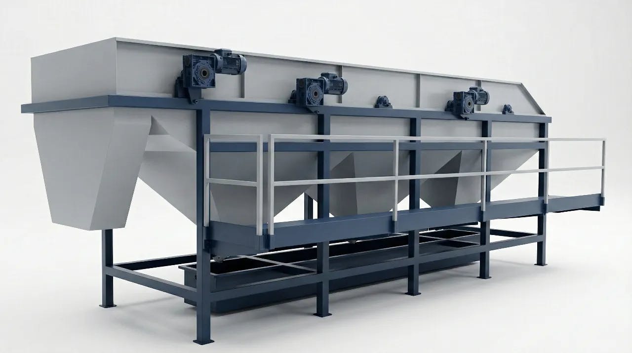 Sink Float Separation Tank