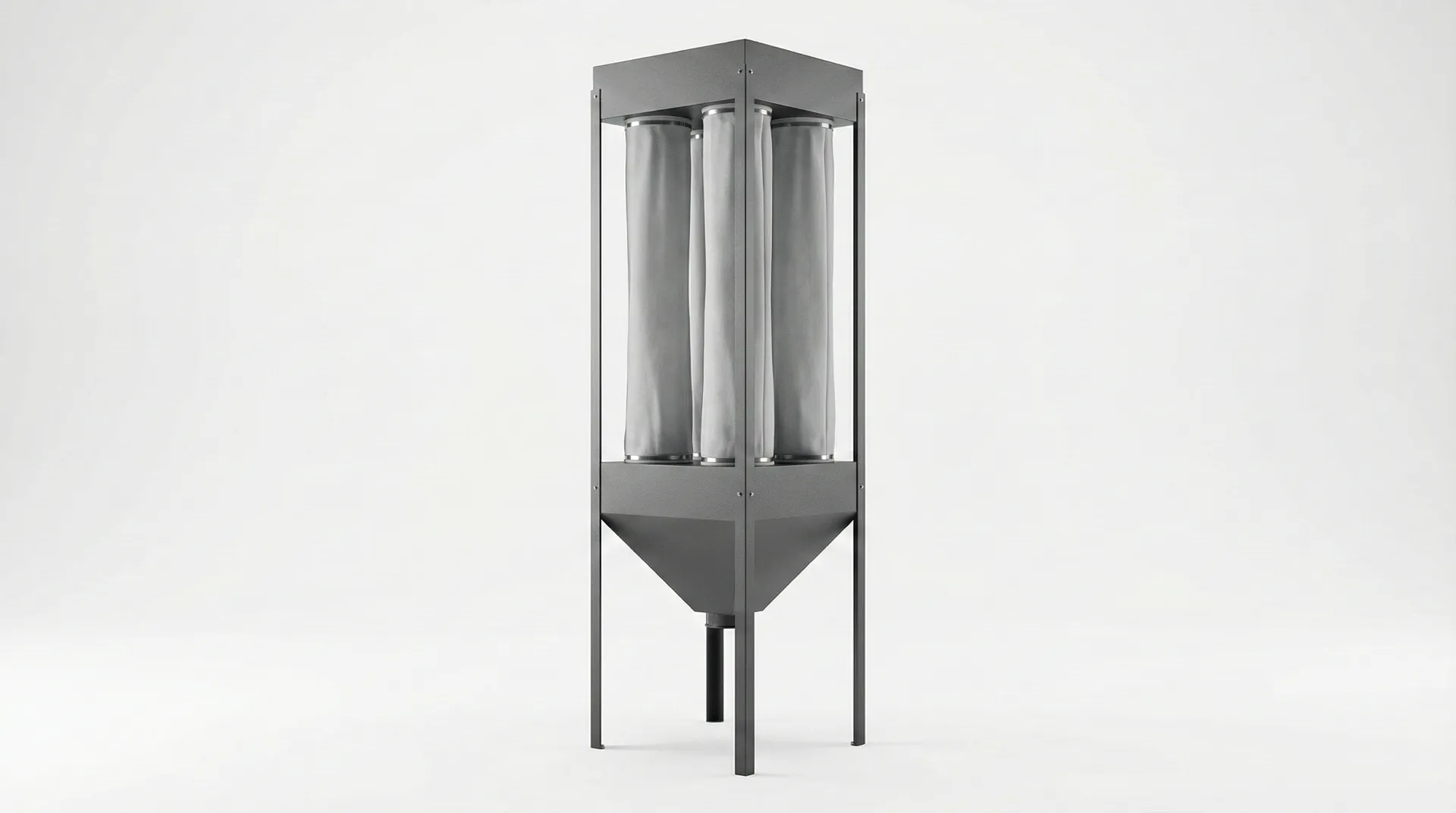 Pulverizer dust collection bag system