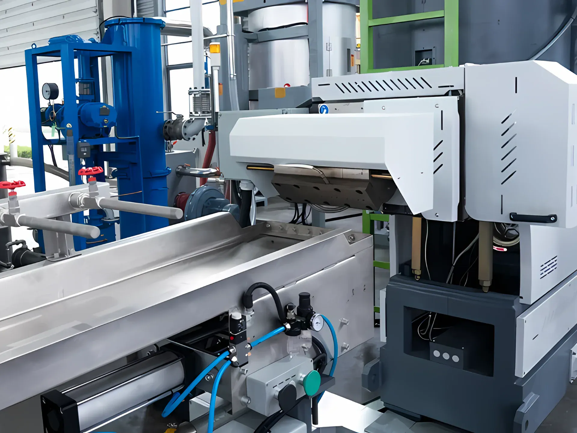 PET water strand pelletizing line