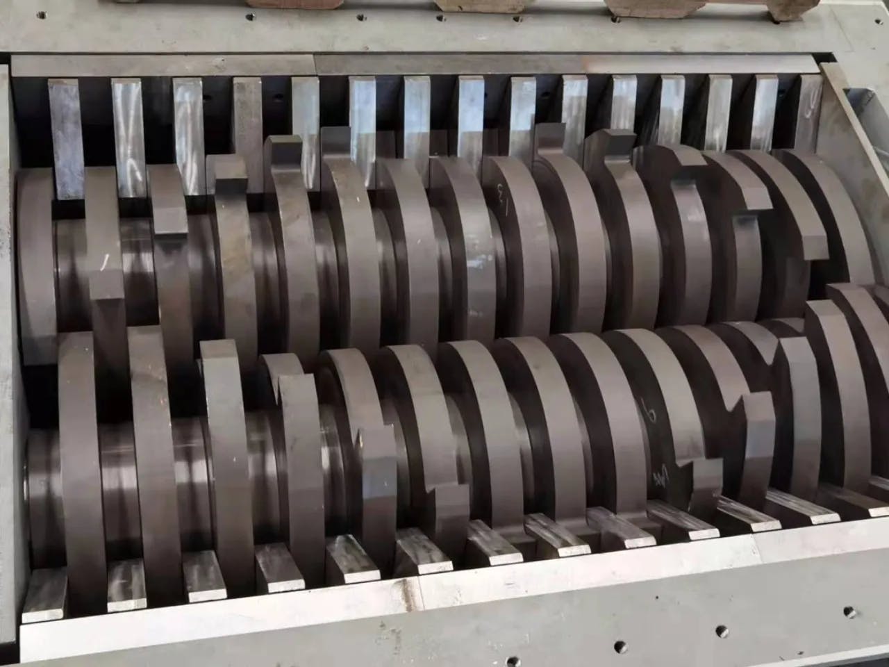 Detalles de la cuchilla endurecida