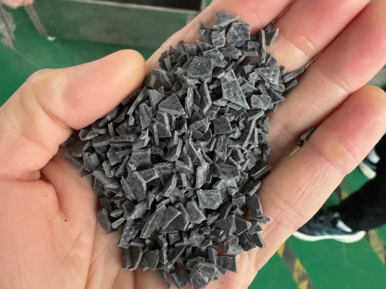 PVC rubber debris material