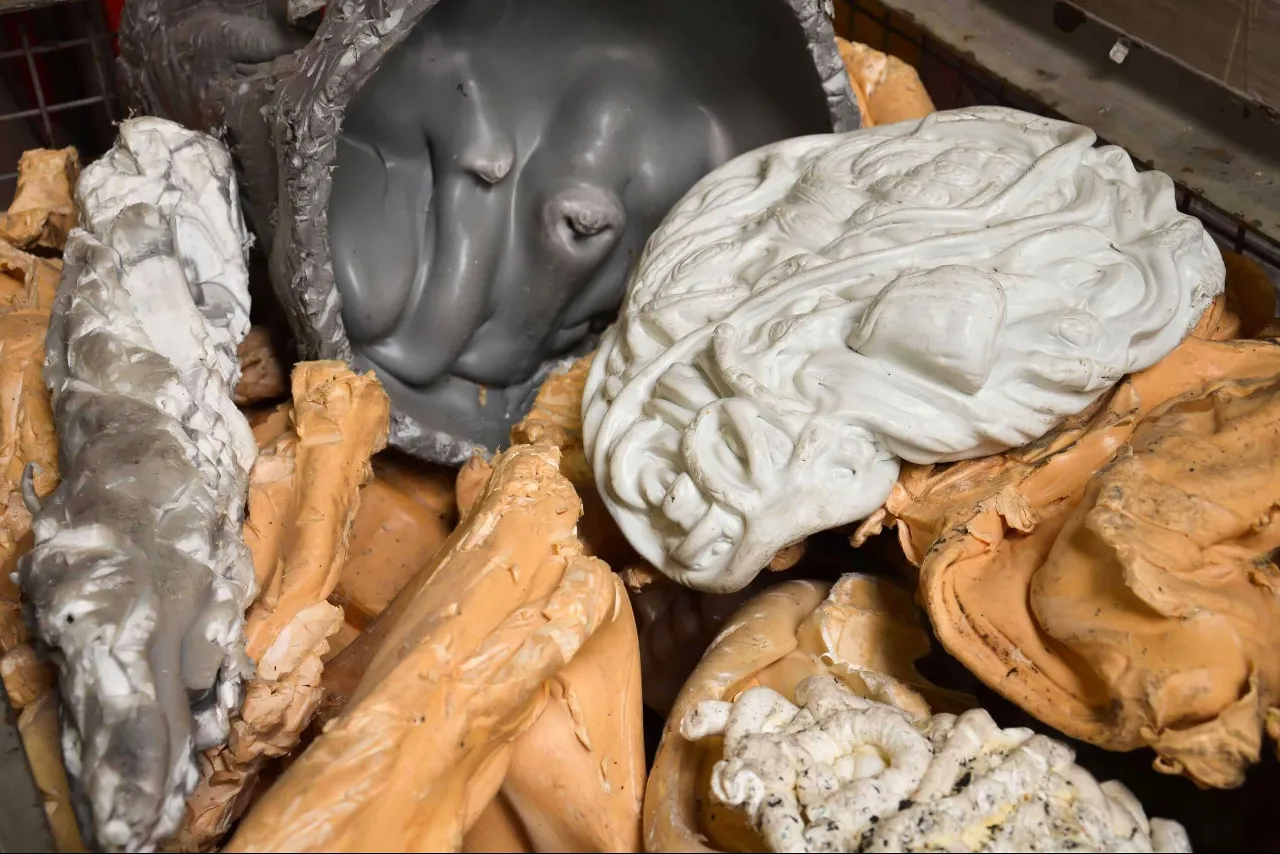 Trituración de grumos y purgas de HDPE