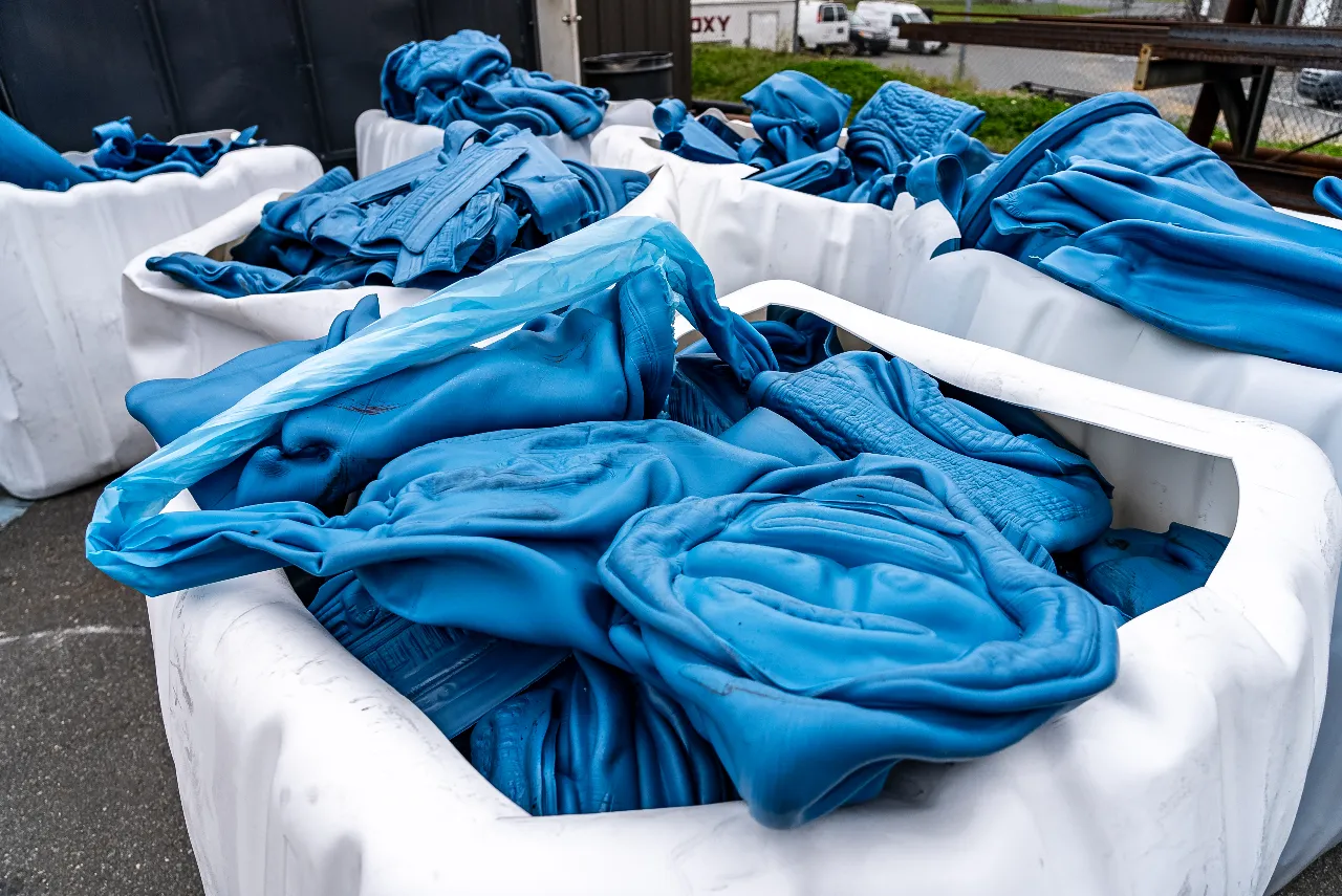 Industrial recycling equipment integration view