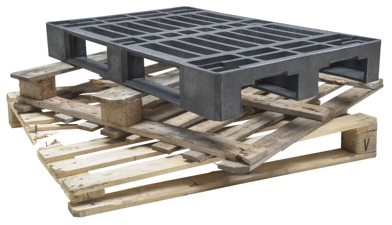 Trituración de palés de madera y biomasa