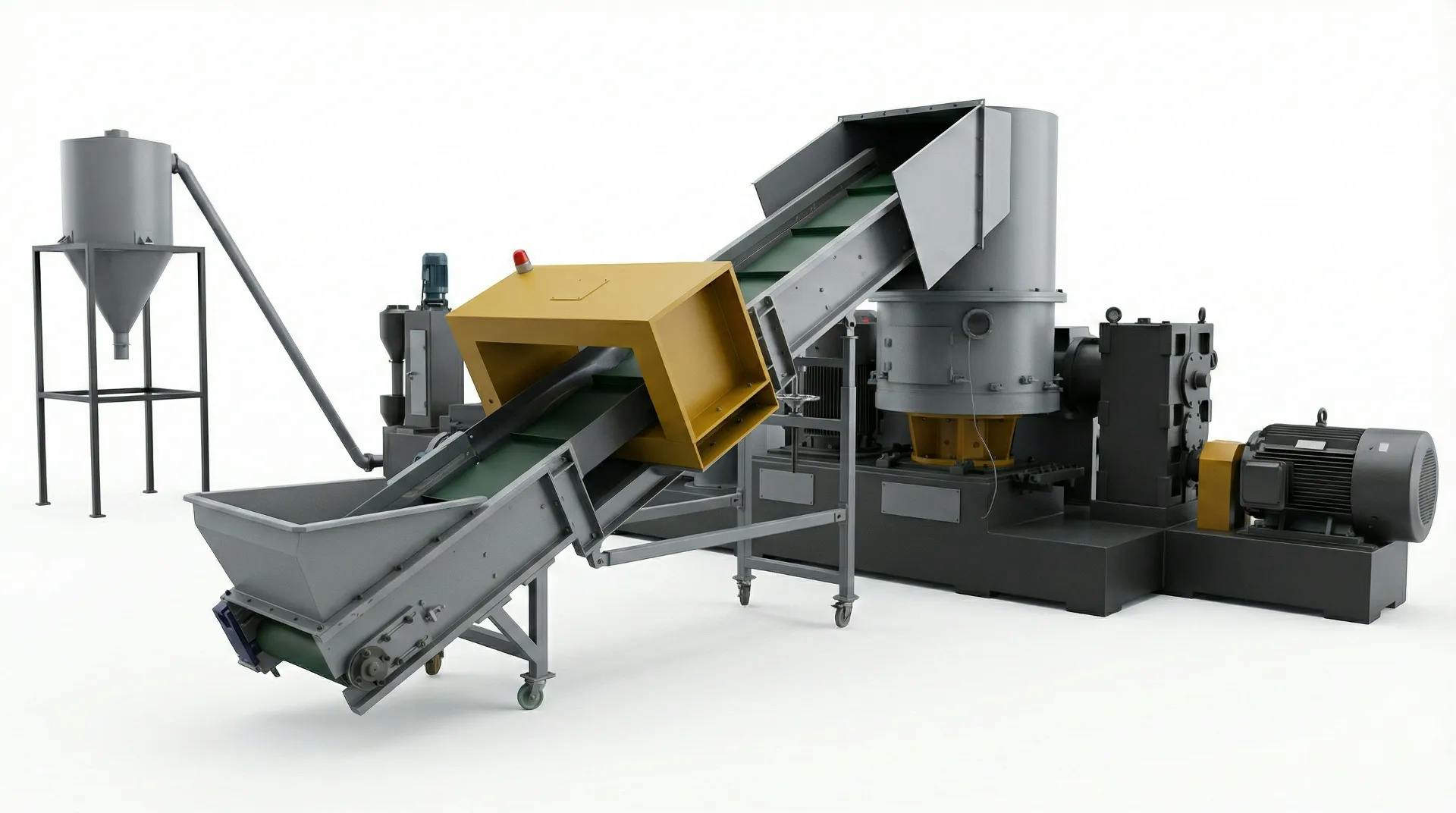 Plastic Film Recycling Pelletizing Machine