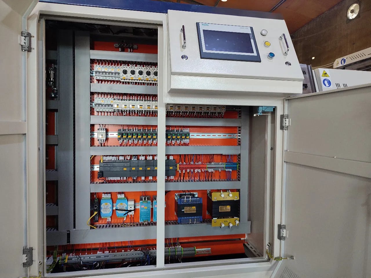 Pelletizing machine electrical control cabinet