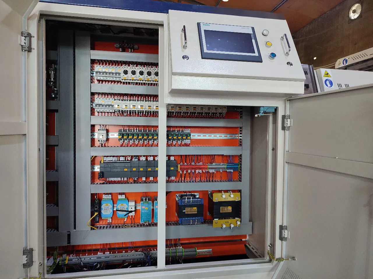 Pelletizing machine electrical control cabinet