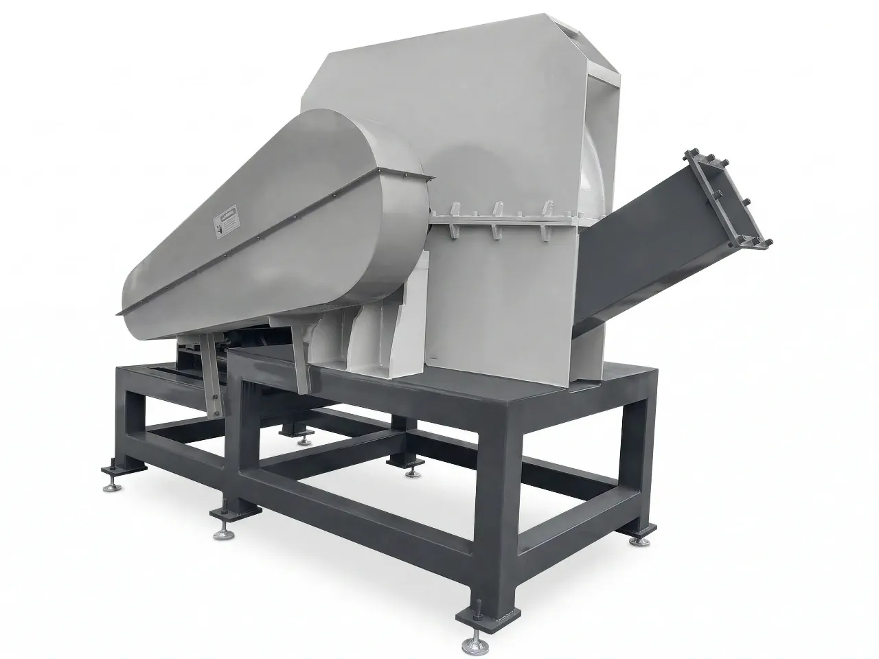 Horizontal Heavy-Duty HDPE Pipe Shredder – Detail
