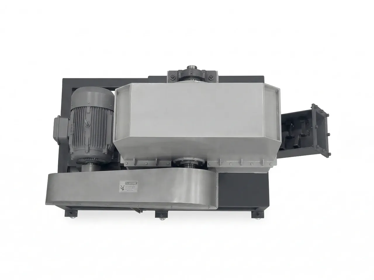 Horizontal Heavy-Duty HDPE Pipe Shredder – Output