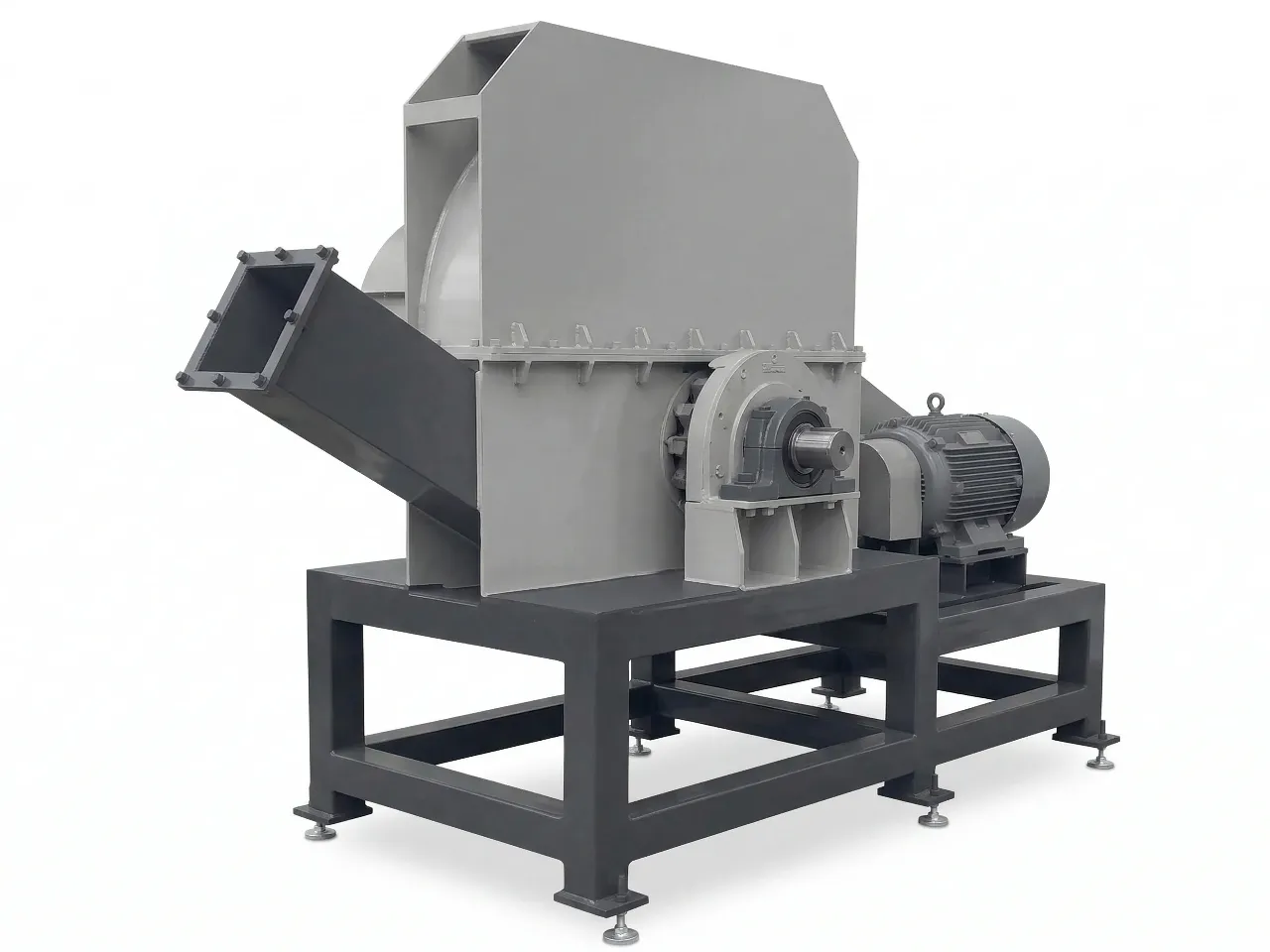 Horizontal Heavy-Duty HDPE Pipe Shredder