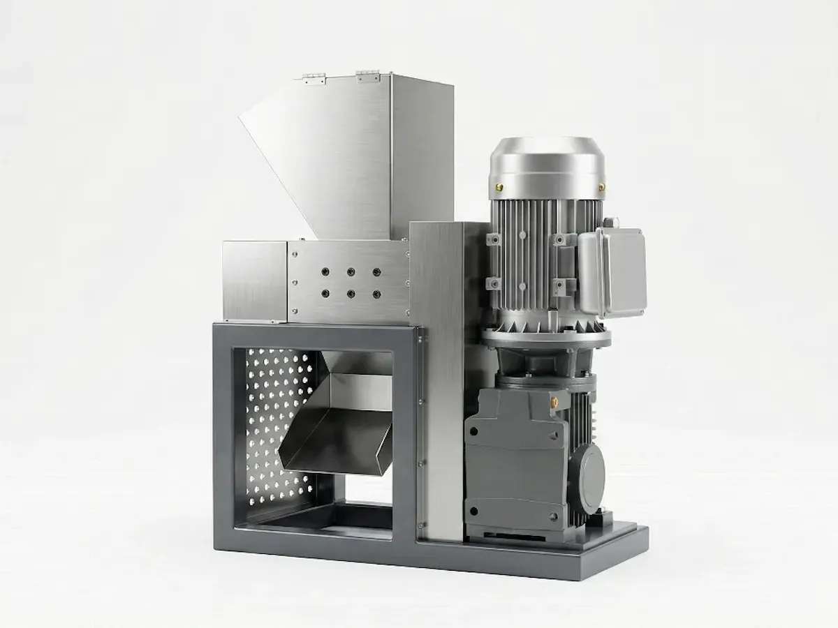 Mini desktop small shredder full machine view
