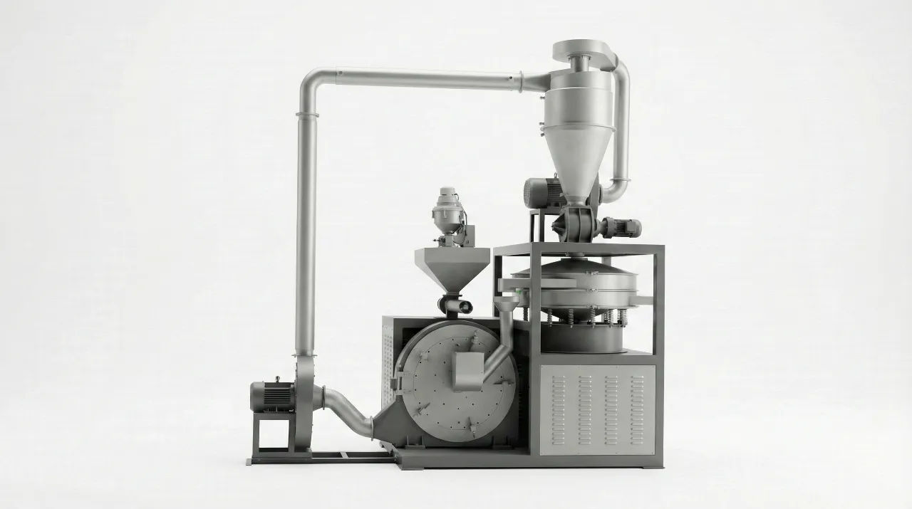 Plastic pulverizer machine