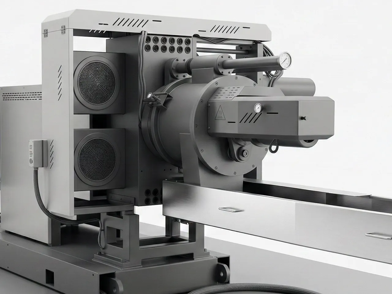 Water ring pelletizing unit