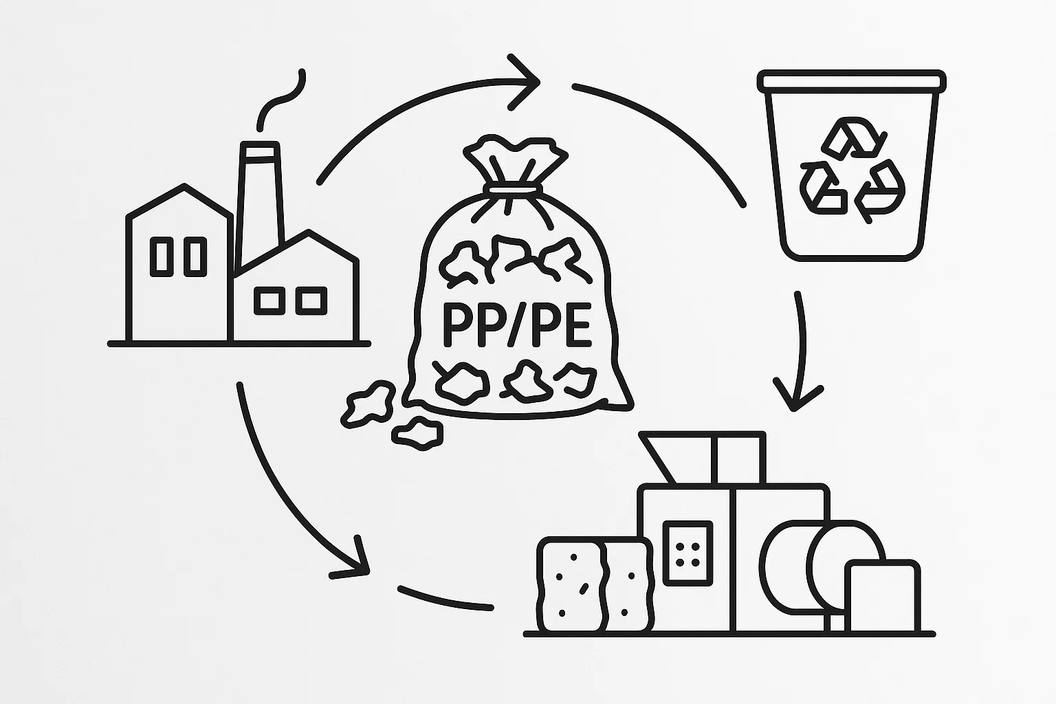 What Is Densifying in PP and PE Film Recycling?