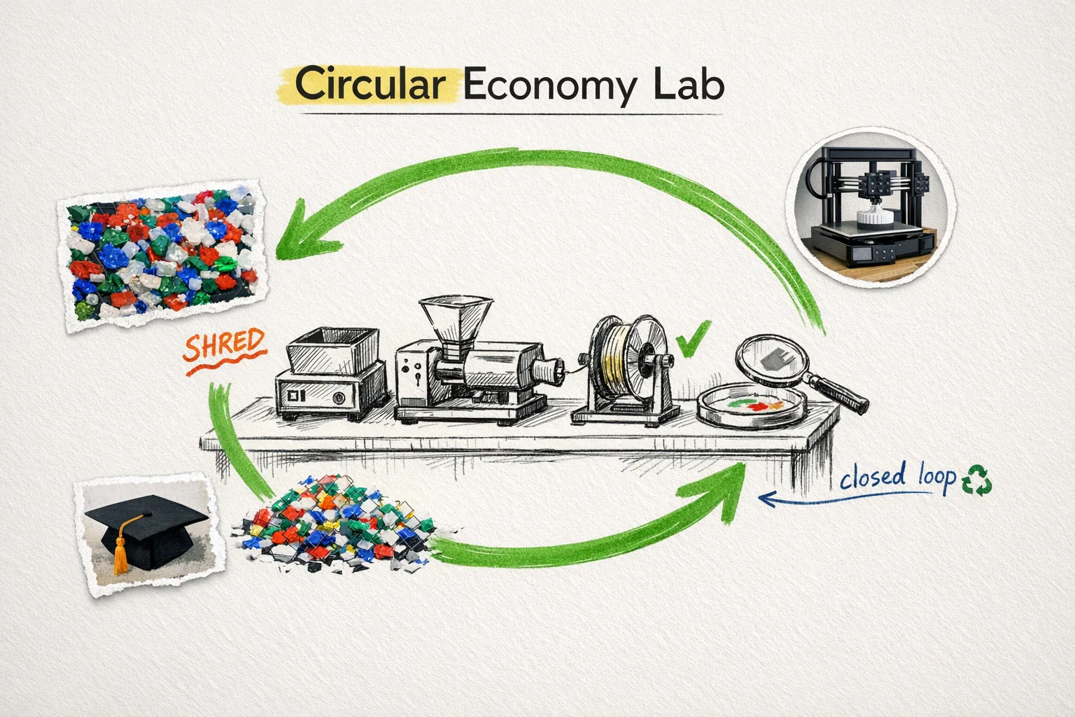 Setting Up a Circular Economy Lab for Universities: Equipment, Layout, and Curriculum Guide