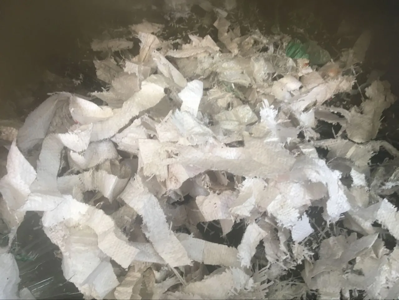 Prepared recycled plastic material